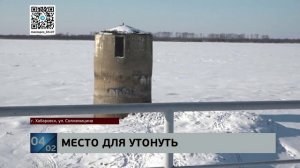 В одном и том же месте: очередного провалившегося под лёд пешехода вытащили из реки близ Радищева