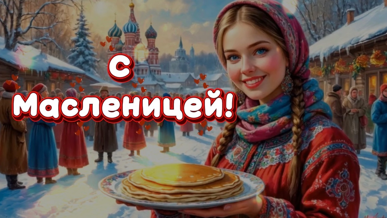 С масленицей поздравляю! Песня с масленицей