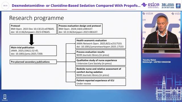 Dexmedetomidine- or Clonidine-Based Sedation Compared With Propofol in Cr Ill Pat-s Tim Walsh смотреть онлайн