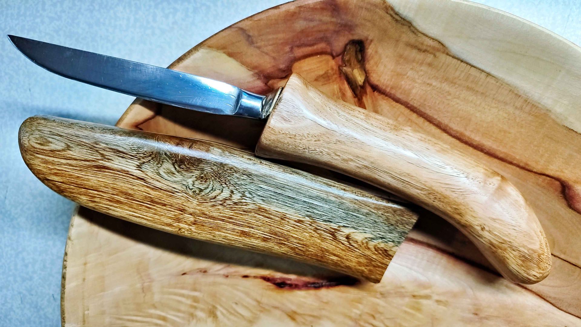 Нож для рыбака, переделан из столового ножа ЭТИС, завода «Электросталь имени Тевосяна» смотреть онлайн