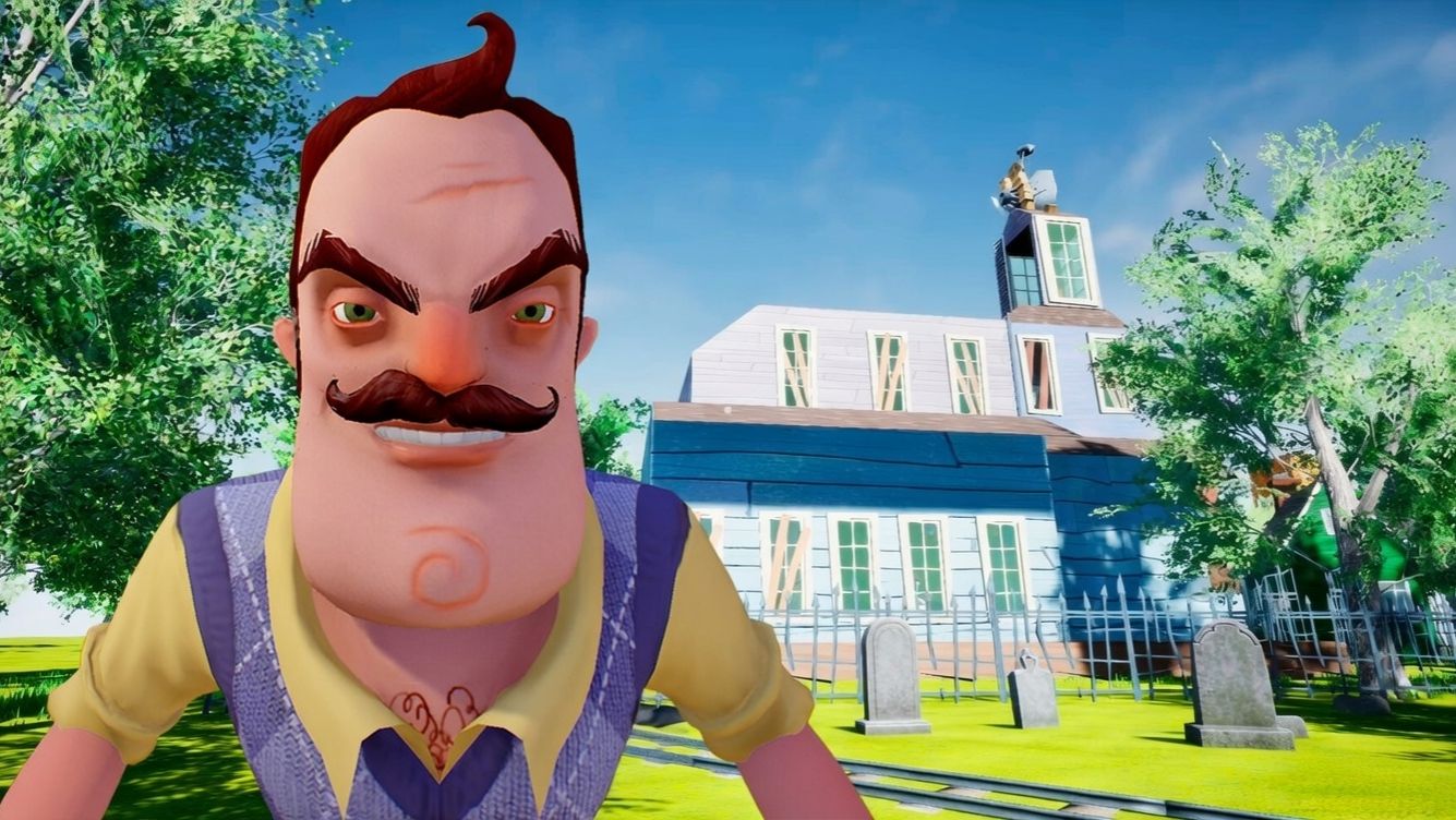 ШОУ ПРИВЕТ СОСЕД!ВАСИЛИЧ ЖИВЁТ НА КЛАДБИЩЕ!ИГРА HELLO NEIGHBOR MOD KIT ПРОХОЖДЕНИЕ МОД Hello Byson 2 смотреть онлайн