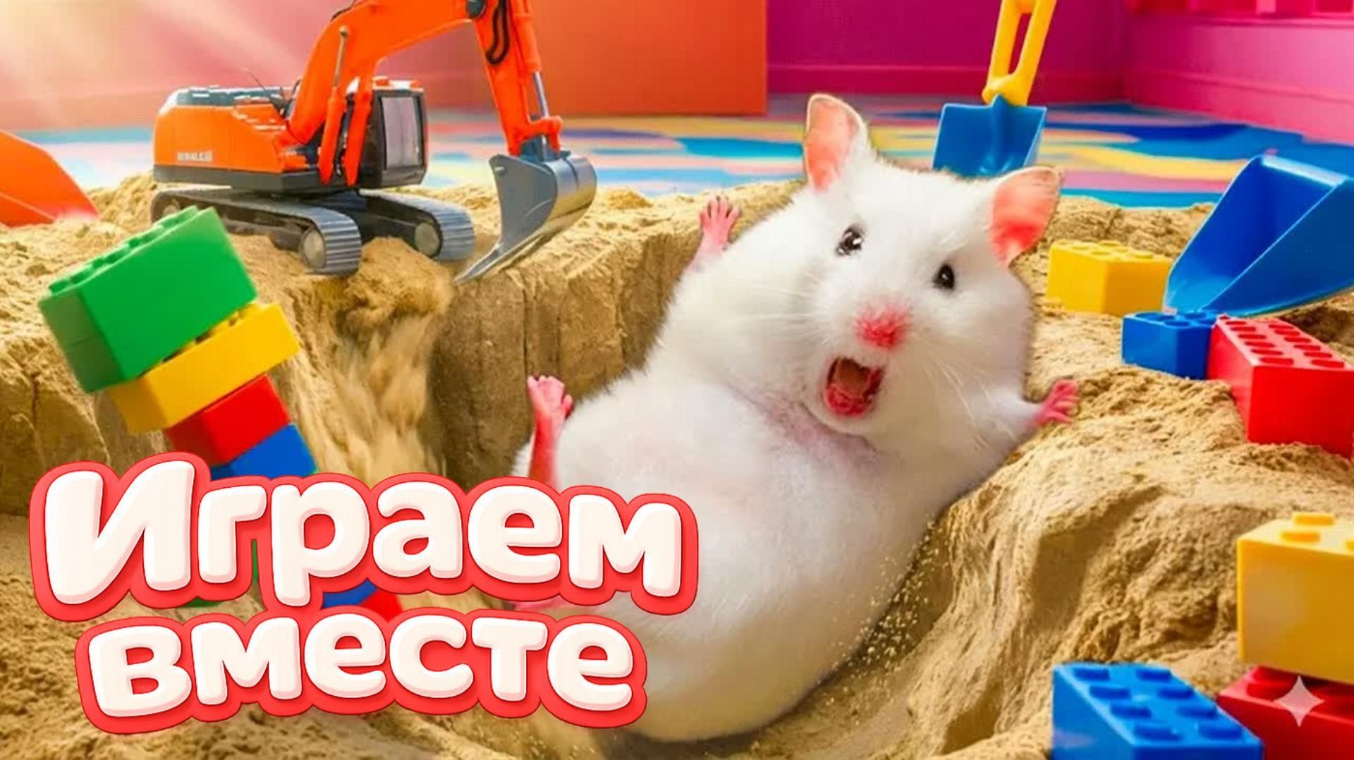 ЛАБИРИНТ С ЛОВУШКАМИ ДЛЯ УМНОГО ХОМЯКА 🐹 ВИДЕО ПРО ХОМЯКА ДЛЯ ДЕТЕЙ 🟢 смотреть онлайн