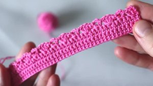 Красивая кайма крючком, которая украсит любое изделие