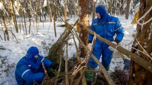 У дублирующего экипажа МКС-75 завершилась зачётная тренировка по "выживаниям" в лесу