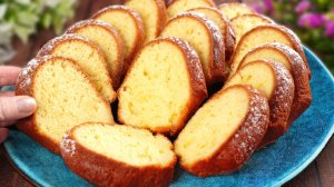 Готов За 10 Минут! Супер Нежный Апельсиновый Кекс - Без Сливочного Масла и Молока