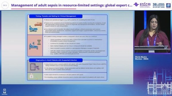 Management of adult sepsis in resource-limited settings Sheila Myatra