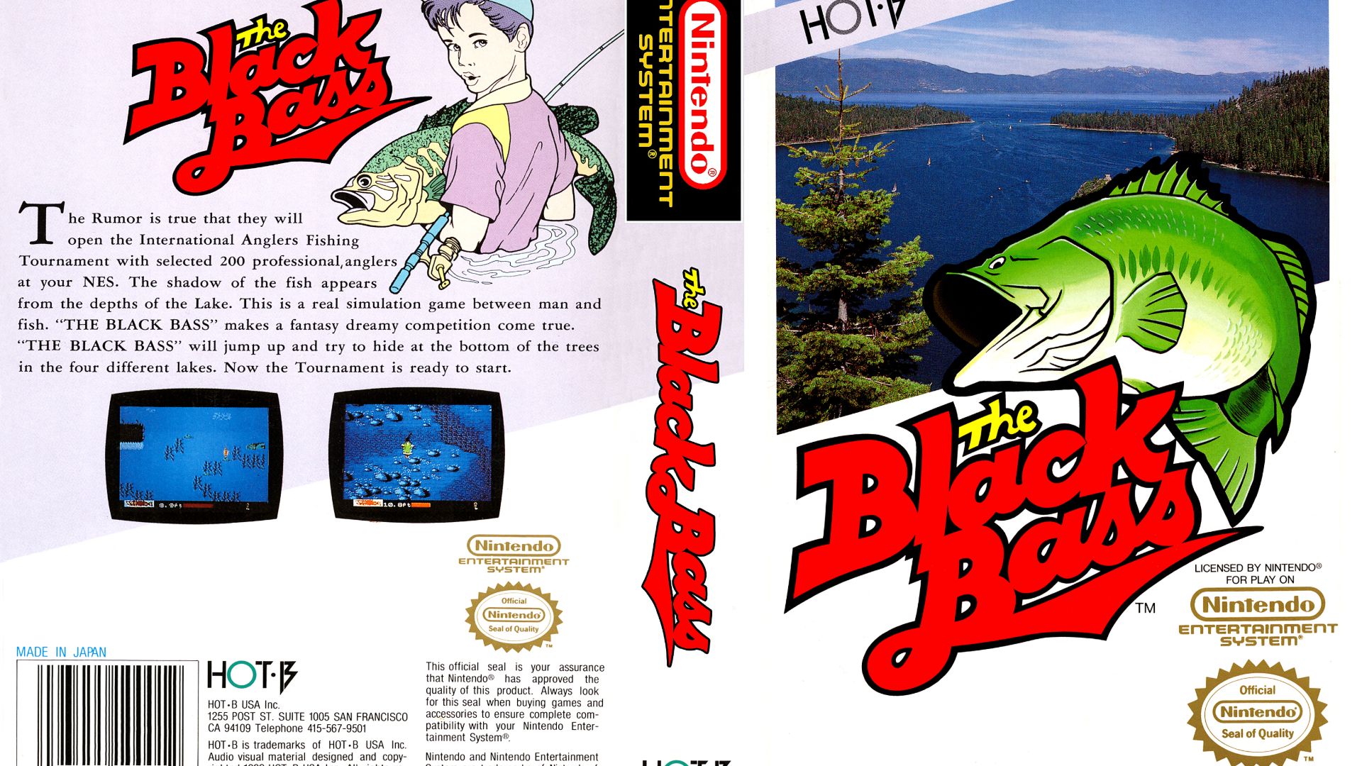 The Black Bass (NES) смотреть онлайн