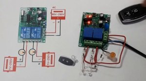 двухканальное радиореле KR2202  не для управления воротами