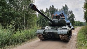 Тяжелый танк ИС-2М, слёт "Моторы Войны", 8 августа 2021