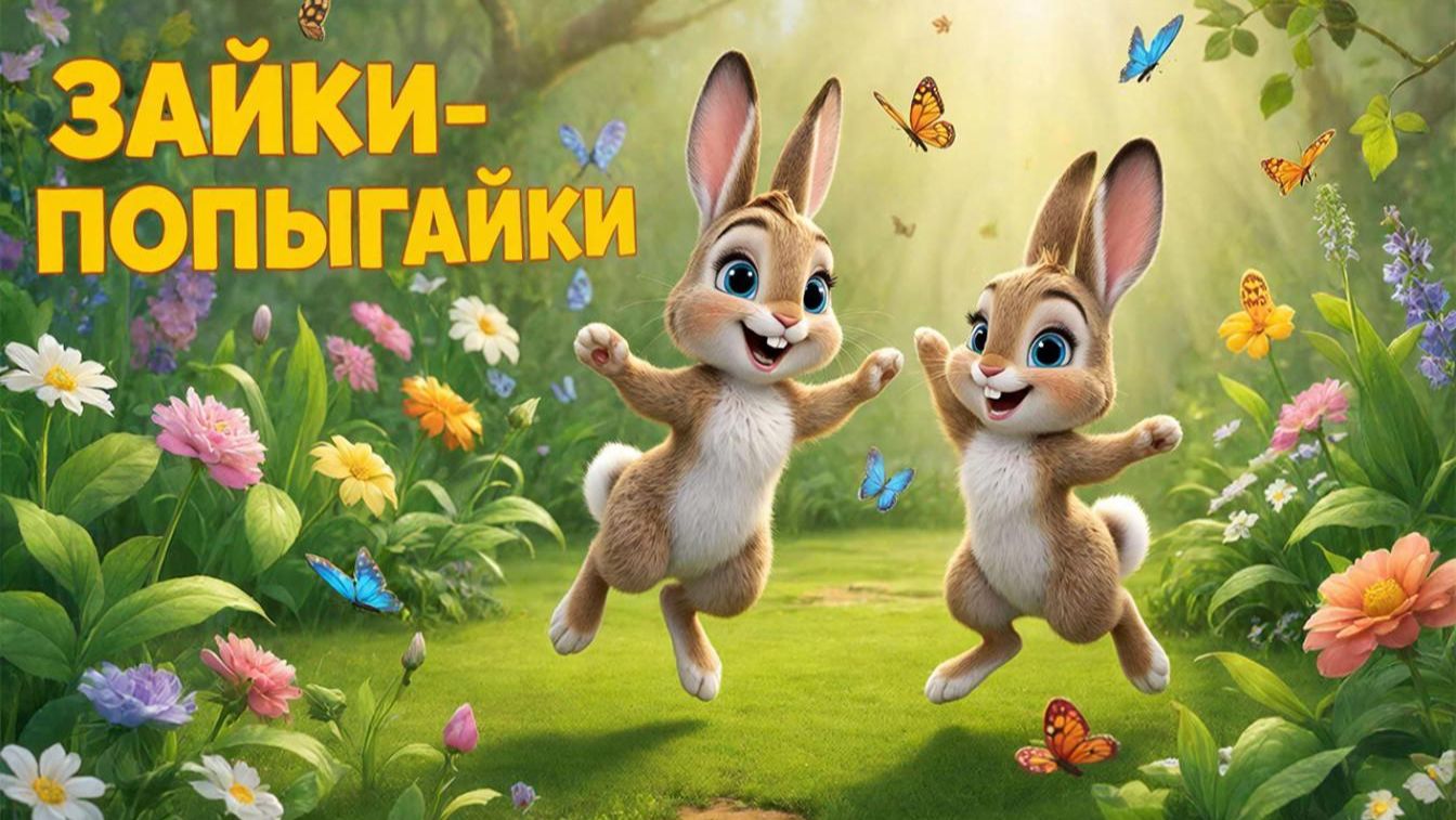 Мультфильм для детей. Зайки попрыгайки смотреть онлайн