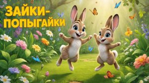 Мультфильм для детей. Зайки попрыгайки