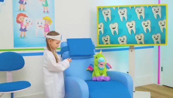 Nastya and useful Dentist story for kids