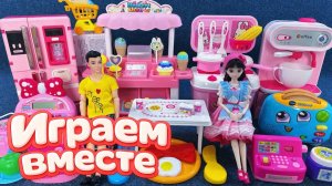 АСМР КУКОЛЬНЫЙ ДОМИК С МАЛЫШОМ ИЗ МУЛЬТИКА БАРБИ ДЛЯ ДЕВОЧЕК 🌸 ИГРАЕМ В ИГРУШКИ ВМЕСТЕ 🌻