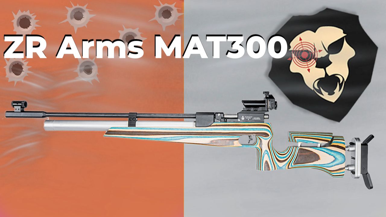 Пневматическая винтовка ZR Arms MAT300 4.5 мм (ламинат, PCP)
