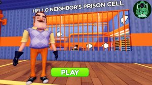 Побег из тюрьмы Барри от привет соседа #роблокс #roblox