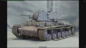 "КВ 1 -Э"от АКМ. Бумажная модель. Рассказ о сборке. Часть 4-я, финальная. Эдуард Евдокимовский