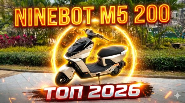Ninebot m5 200 топ электроскутер 2026