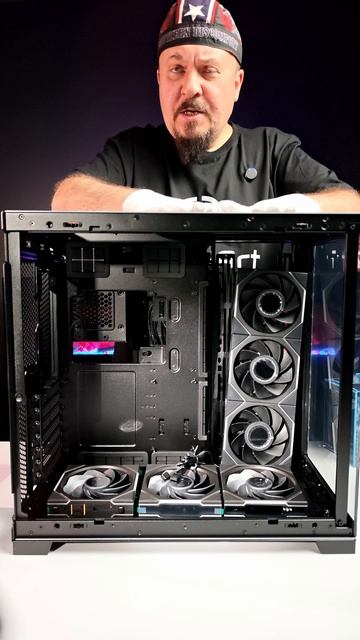 Идеальный Airflow (воздушный поток) в Lian Li O11 Как Правильно Расставить Вентиляторы в Сборке ПК смотреть онлайн