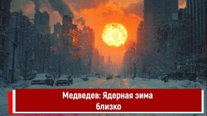 Медведев: Ядерная зима близко