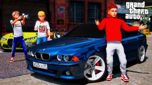 ЗАБРАЛИ У ДОЛЖНИКА НЕРЕАЛЬНУЮ BMW M5 E39! ШАШКИ И СУЕТА ПО ГОРОДУ! ЧЕТКАЯ БЭХА! ШКОЛЬНЫЕ БУДНИ ГТА 5