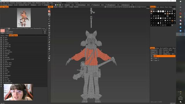 3DCoat Tutorial - Hand painted texture tips - Luana Bueno (1080p, h264)