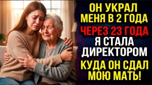 Он избавился от сестры ради наследства, но через 23 года она вернулась. Его лицо побледнело от ужаса