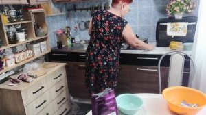 Жизнь пенсионеров. ПУТАСУ с картошкой  в омлете.