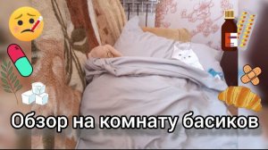 Обзор на комнату басиков БАСИКИ ЕЩЁ БОЛЕЮТ😢