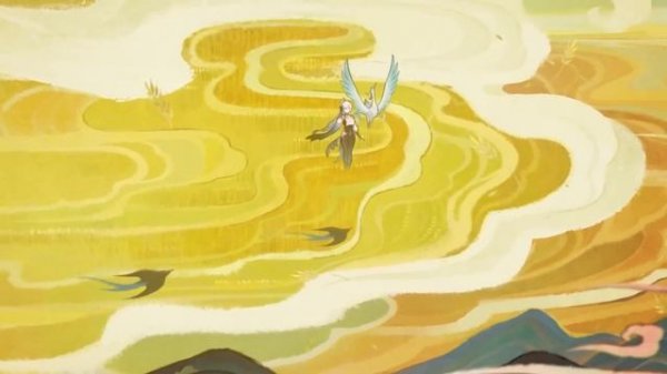 Трейлер Genshin Impact (история "The Moon Amidst Wandering Clouds")