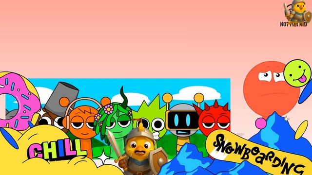 SPRUNKI OC ВОРВАЛСЯ В RED BALL 4! Анимация под Incredibox о приключениях Красного Шара РЕАКЦИЯ