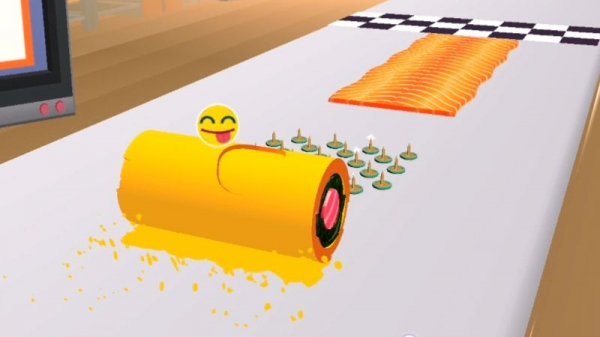 Я сделал суши посетителям в Sushi roll Enderman (очень смешно 🤣)