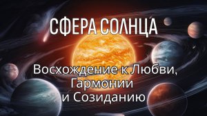 СФЕРА СОЛНЦА  восхождение к Любви, Гармонии и Созиданию