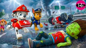 Щенячий патруль и Маршалл. Залипательное видео. Мультфильм для детей и малышей. Анимация 184