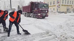 Снежные будни Мосводоканала
