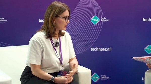 Доцент кафедры инженерного материаловедения и метрологии СПбГУПТД в студии Technotextil