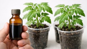 1 Капля и рассада толстеет на глазах! Лучшая подкормка от вытягивания рассады