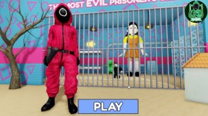 Игра в кальмара. Побег из тюрьмы Барри #роблокс #roblox