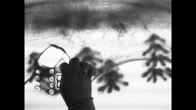 Песочная мульт-зарисовка 