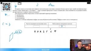 В первом опыте по изучению фотоэффекта металлическую пластинку освещают белым светом через - №28503