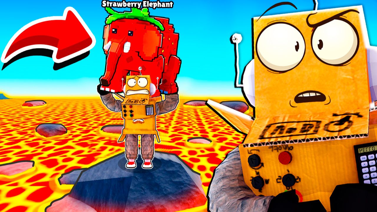 ШОК! ВЫЖИВАЮ в ЛАВЕ РАДИ БРЕЙНРОТОВ ROBLOX