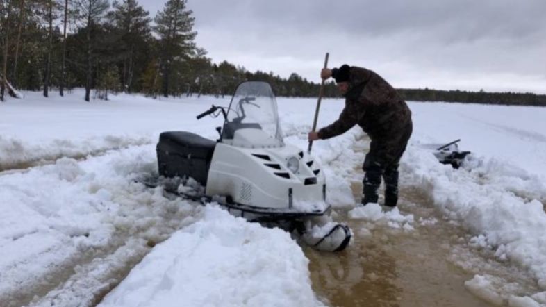 Испытания в наледи бурана с двс от ваз 2109. смотреть онлайн