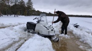 Испытания в наледи бурана с двс от ваз 2109.