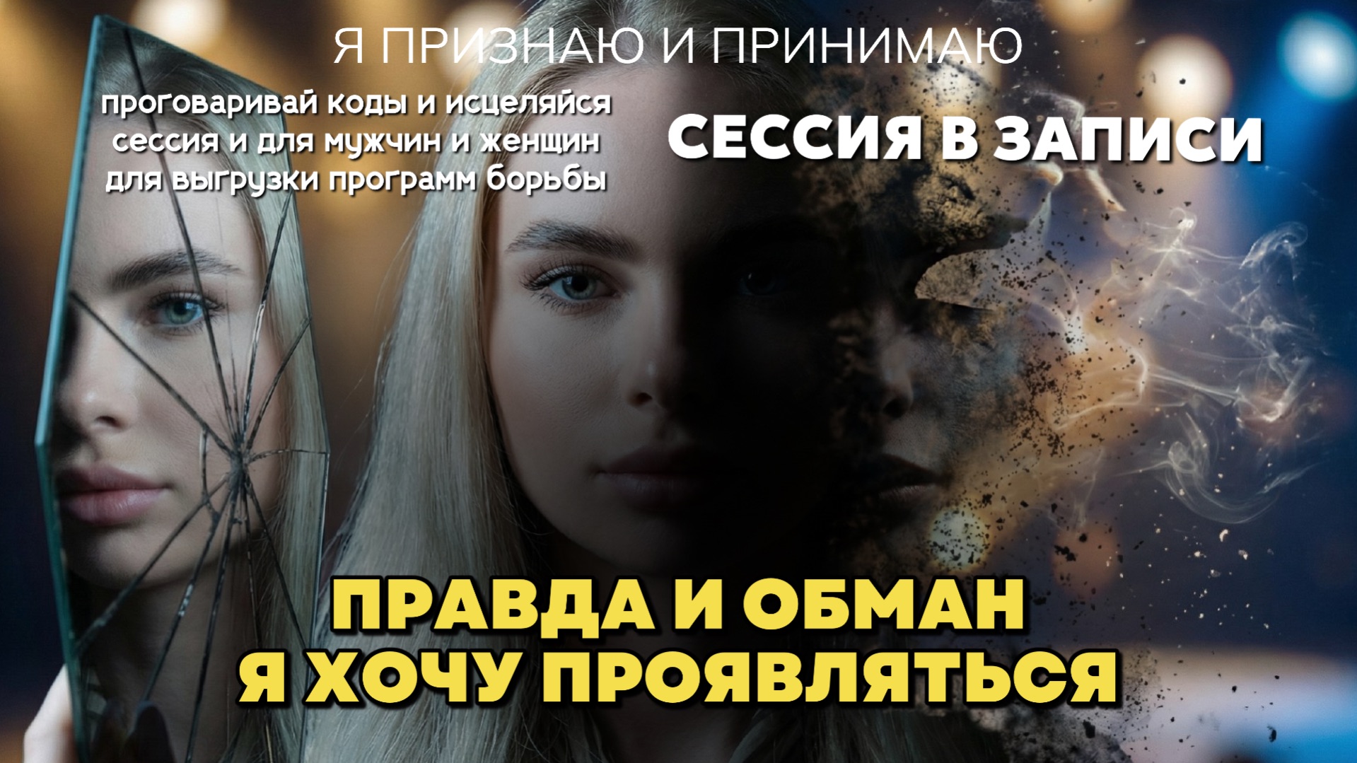 Проработка программ проявленности и популярности. Проработка обмана и разрешения быть в правде