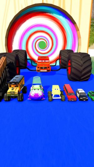 МОНСТР ТРАК ПРОТИВ ПОРТАЛА МУЛЬТИКИ ПРО МАШИНКИ