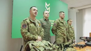 Встреча студентов ВолГАУ с бойцами отряда "Бессмертный Сталинград"