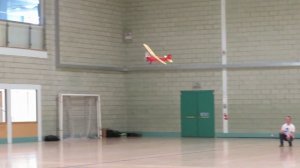 F4D большой, зальный, резиномоторный, моноплан. Авиамодели свободнолетающие. Авиамоделизм.