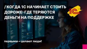 Когда 1С начинает "стоить дороже": где теряются деньги на поддержке