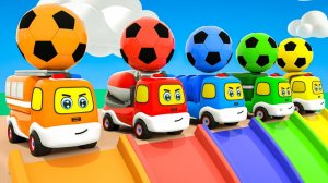 Детские мультики для мальчиков и девочек Веселые песенки для малышей Мультяшки для детей про машинки