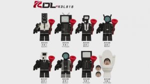 Обзор на Неоригинальные ЛЕГО Минифигурки по Мультсериалу Скибиди-Туалеты #лего #skibidi