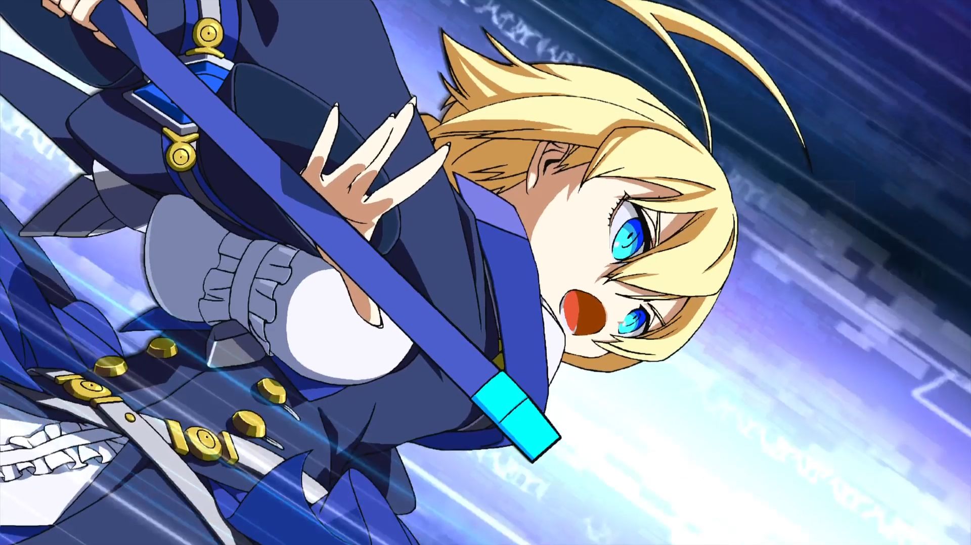 Лазурный танец (Es vs Nine) [Blazblue Centralfiction, 2018, PS4 Pro]